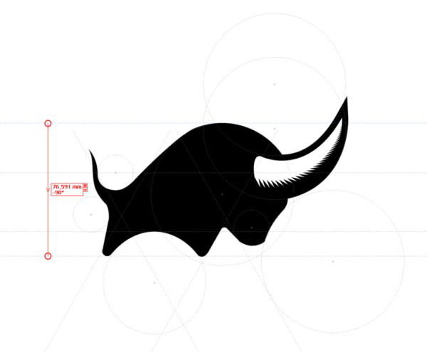 牛角的創(chuàng)意logo設(shè)計(jì)