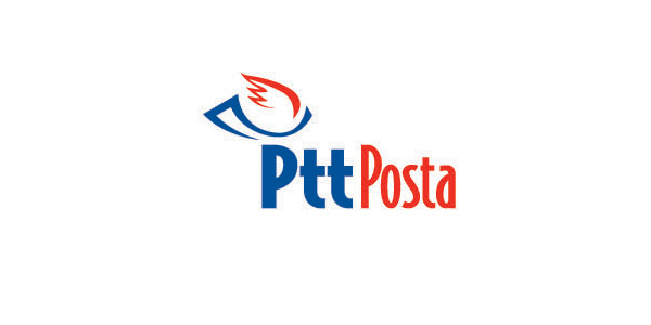 Ptt Posta 字母左上角設計了一款翅膀的元素為標志亮點