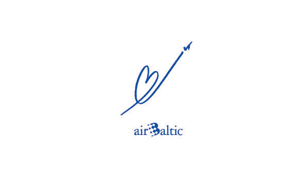 心形表達(dá)“愛”的概念，航空公司LOGO設(shè)計分享和EATA字母與飄逸的人物圖形結(jié)合設(shè)計