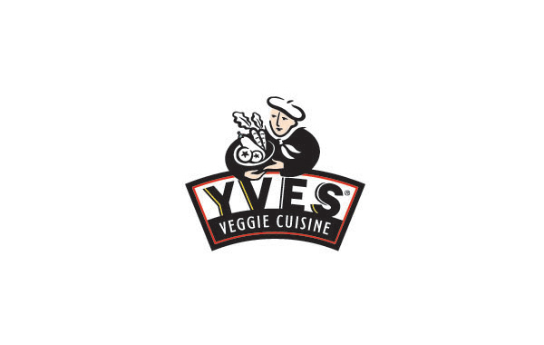 本logo為一個(gè)餐廳的logo，將一個(gè)婦人手捧食物的形象加入到logo中