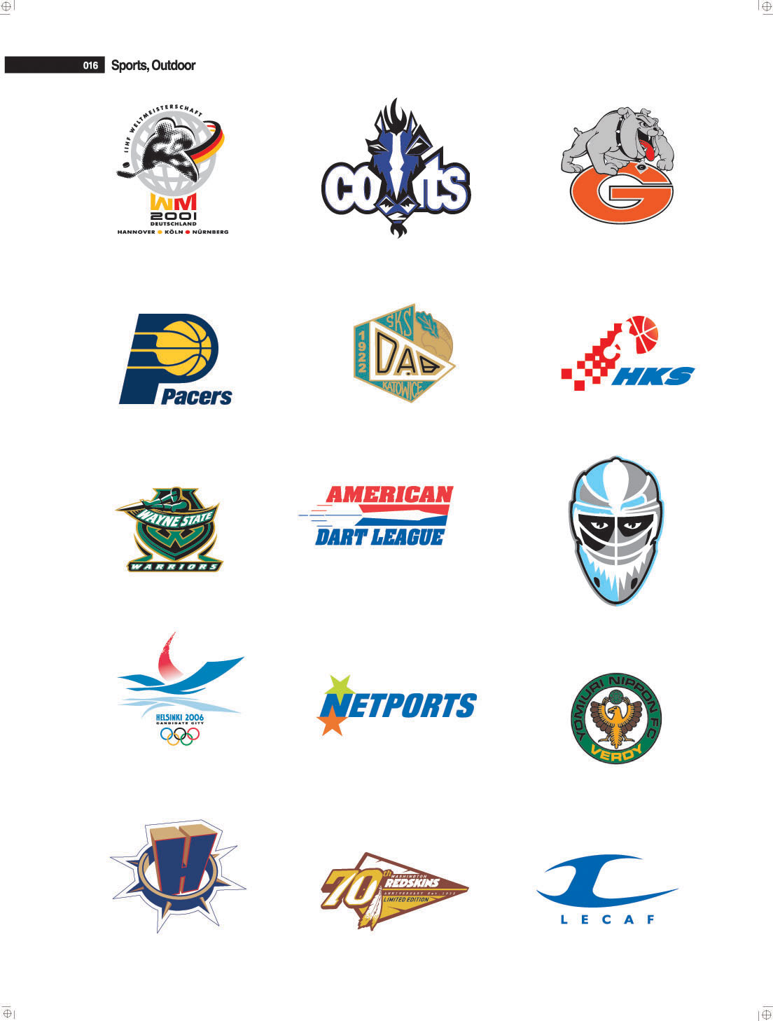 WM2001國外運動項目LOGO設計采用了動態(tài)的人物造型