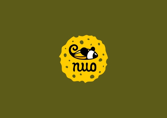 NUO米老鼠與鉛筆的結(jié)合LOGO設(shè)計(jì)