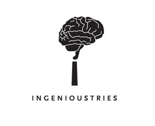 INGENIOUSTRIES企業(yè)LOGO設(shè)計采用了大腦的創(chuàng)意
