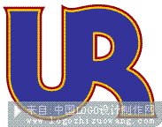 UR字母結(jié)合的公司LOGO設(shè)計