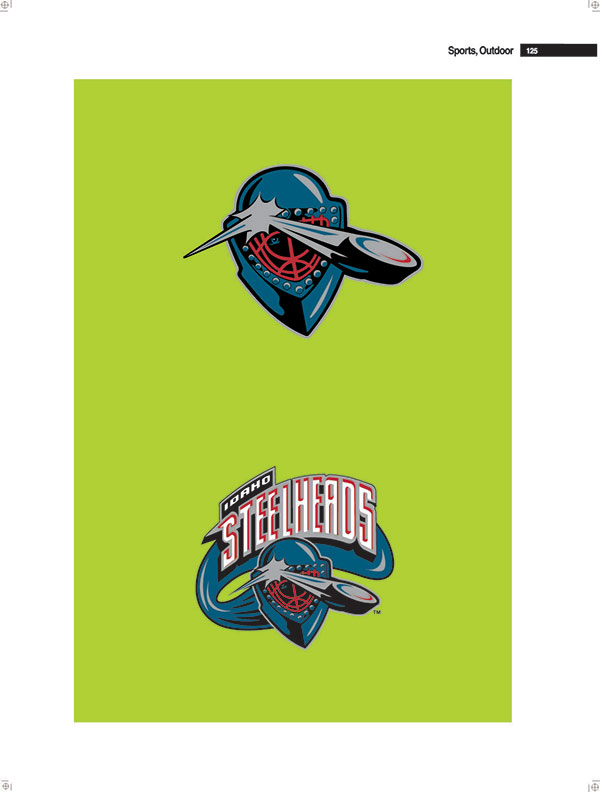 STEELHEADS擊劍館LOGO設(shè)計(jì)