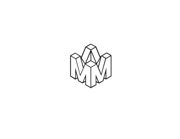 M的立體斜面做的企業(yè)LOGO設(shè)計(jì)