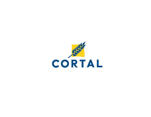 CORTAL由黃色的正方形圖案與麥穗相結(jié)合