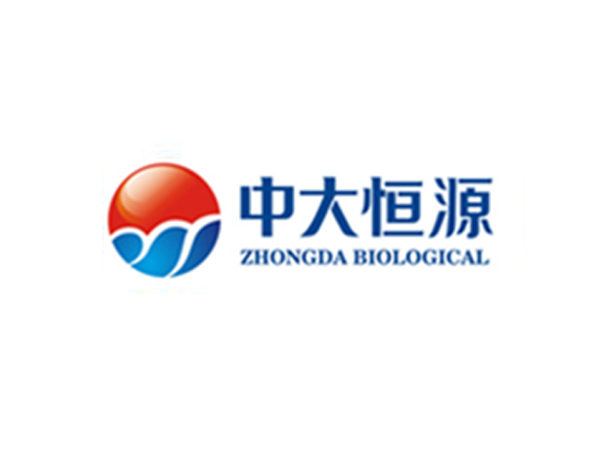 中大恒源生物公司LOGO設(shè)計(jì)​采用紅藍(lán)兩色，是國(guó)家高新技術(shù)企業(yè)