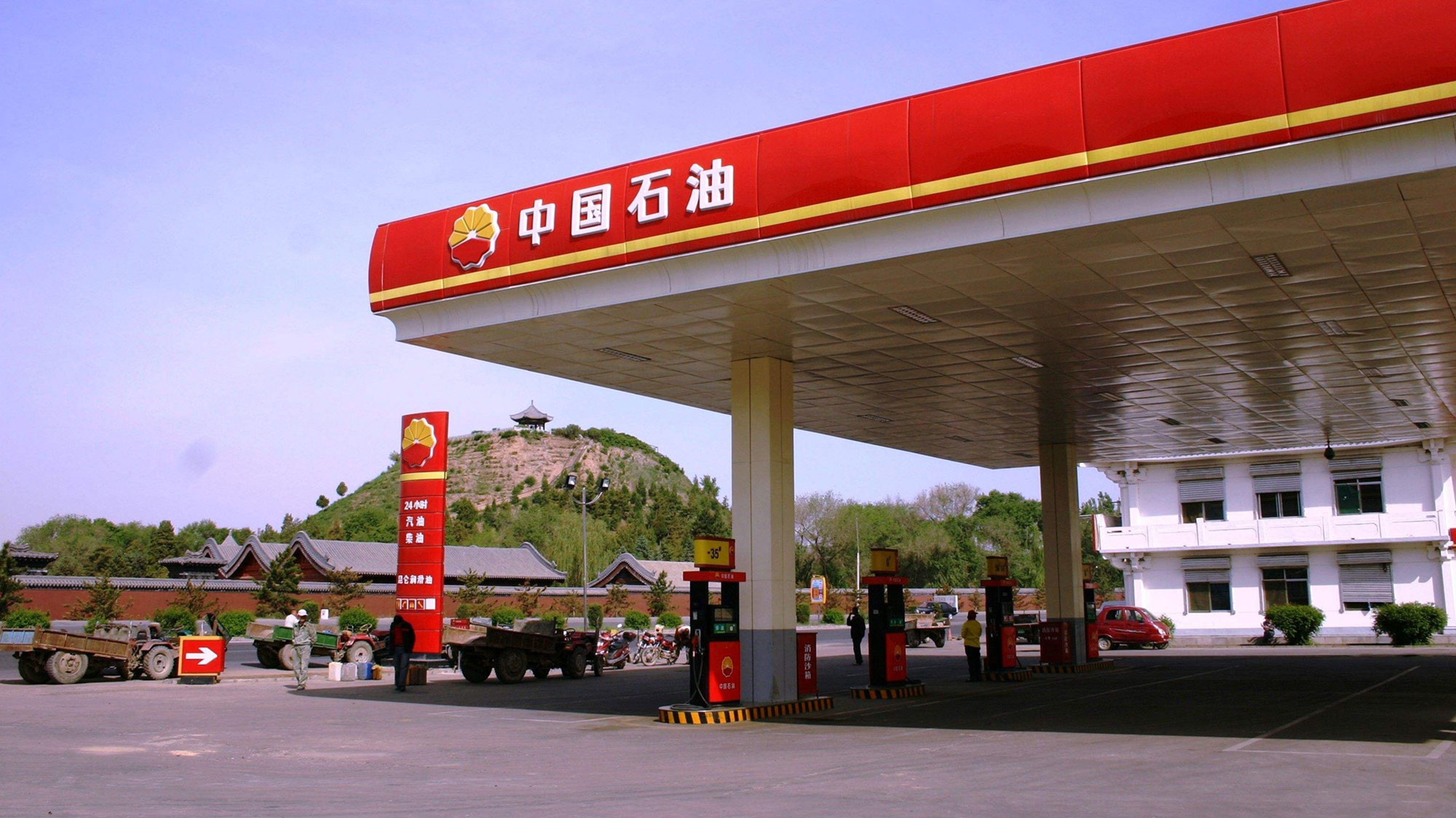 中國石油LOGO設(shè)計加油站標(biāo)識