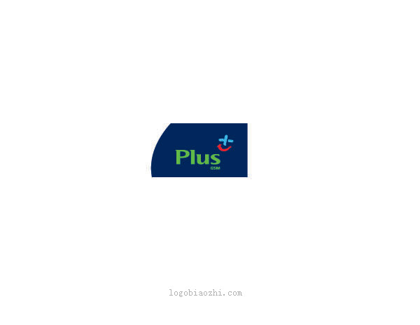 plusgsm加號(hào)與笑臉標(biāo)志設(shè)計(jì)
