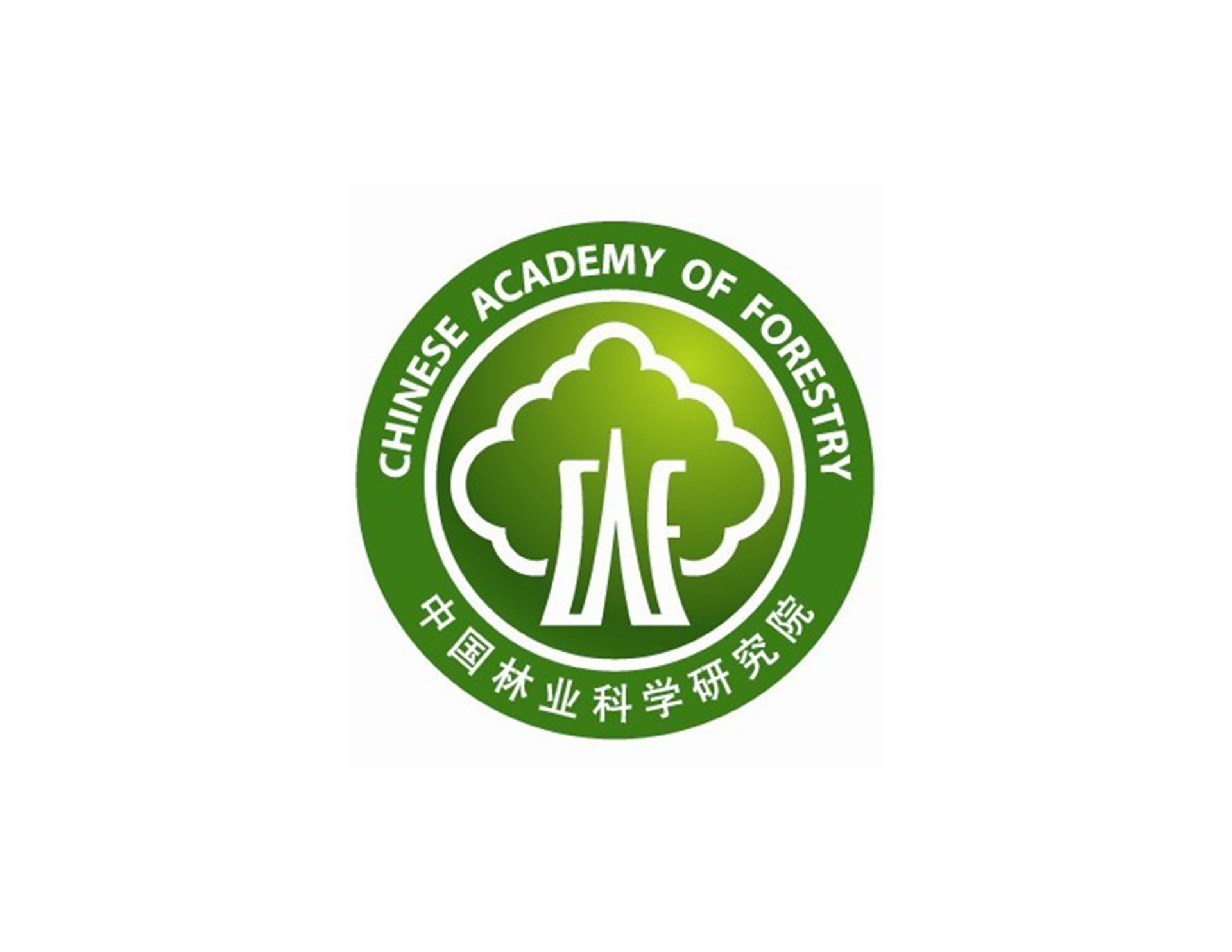 中國(guó)林業(yè)科學(xué)研究院林業(yè)研究所設(shè)計(jì)以圓徽的形式體現(xiàn)權(quán)威性，中間以CAF簡(jiǎn)稱與大樹相結(jié)合