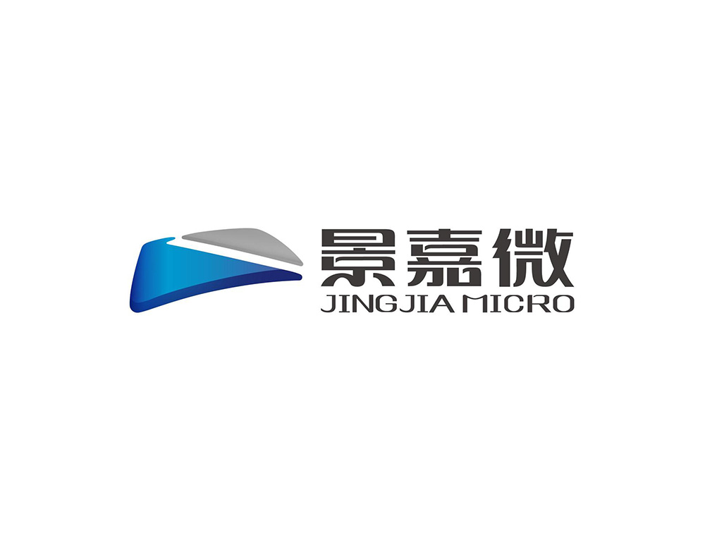 景嘉微logo設計，以抽象化的圖形元素來創(chuàng)意。專注GPU圖形顯控領域研發(fā)的高科技上市公司