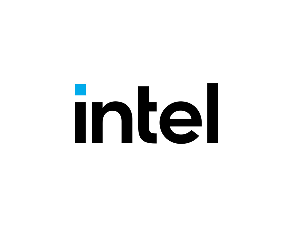 intel英特爾logo設計，新logo去掉了外圓環(huán)，直接采用字母的設計