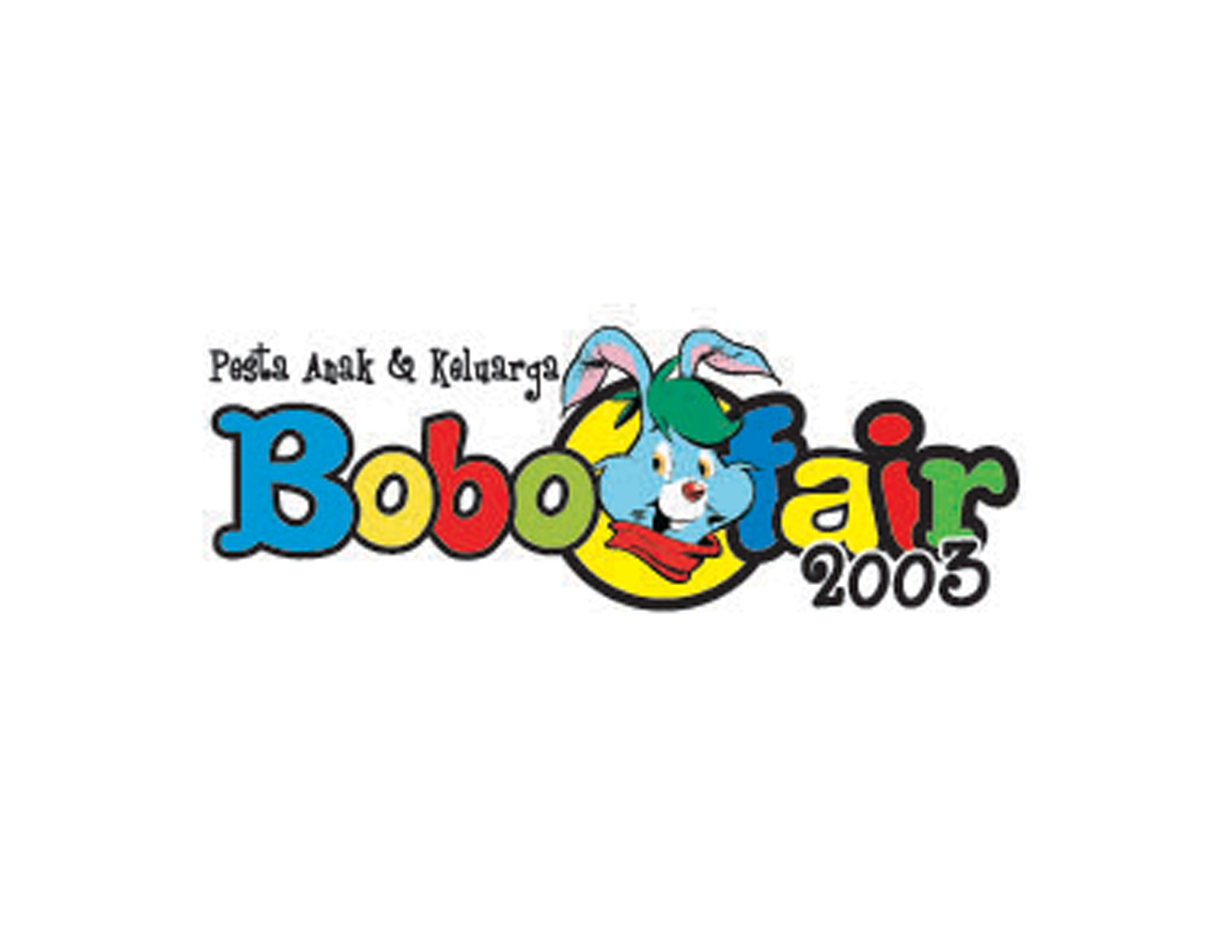 Boboair幼兒園LOGO設計以卡通兔子形象和卡通字體來呈現(xiàn)