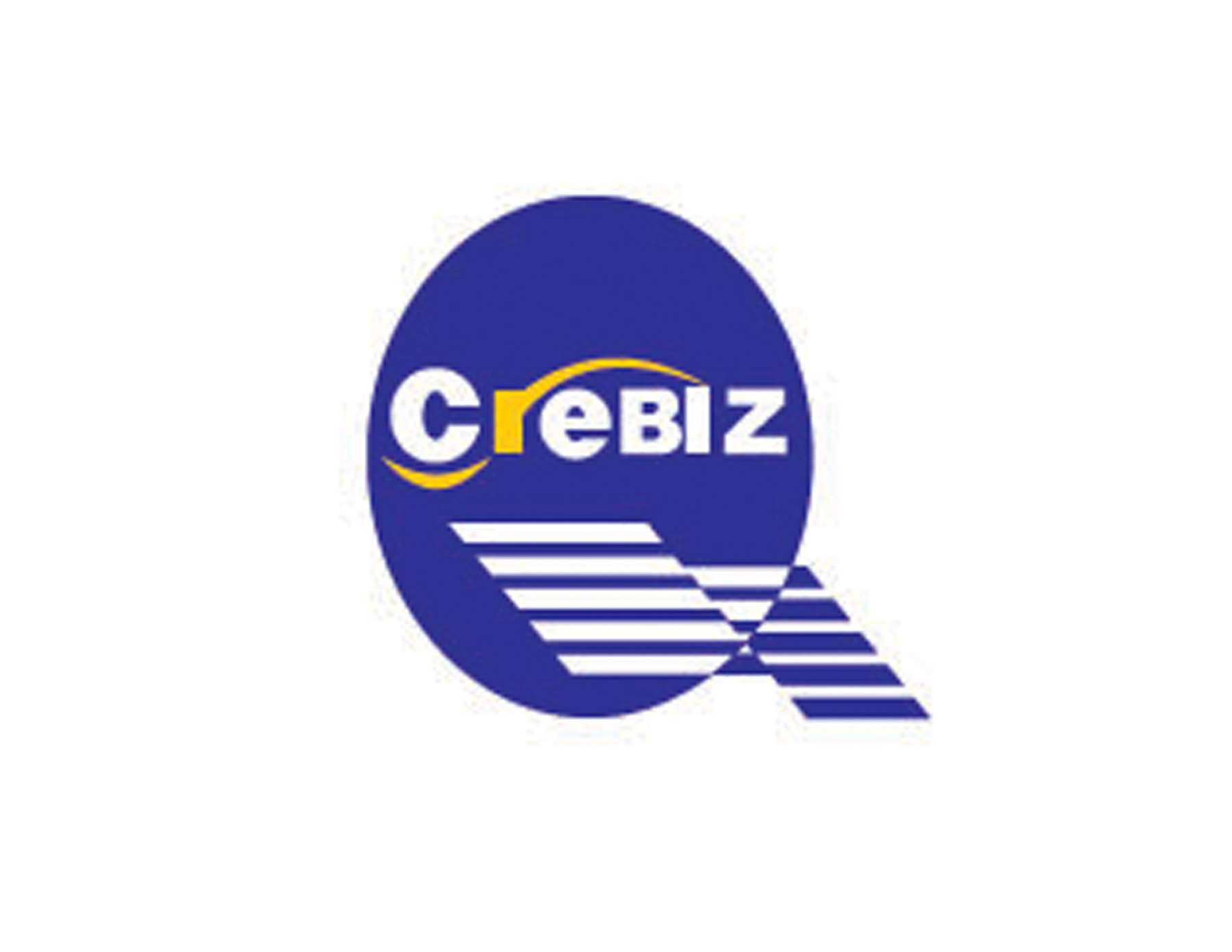 CreBiz物流企業(yè)LOGO設(shè)計(jì)創(chuàng)意采用了陰陽(yáng)面的設(shè)計(jì)手法和深藍(lán)的圓形體現(xiàn)智慧