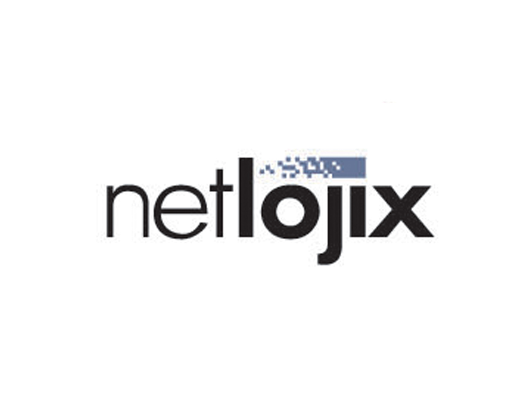 這是一款采用字體粗細鮮明對比的設(shè)計手法，netlojix公司主營信息科技業(yè)務(wù)