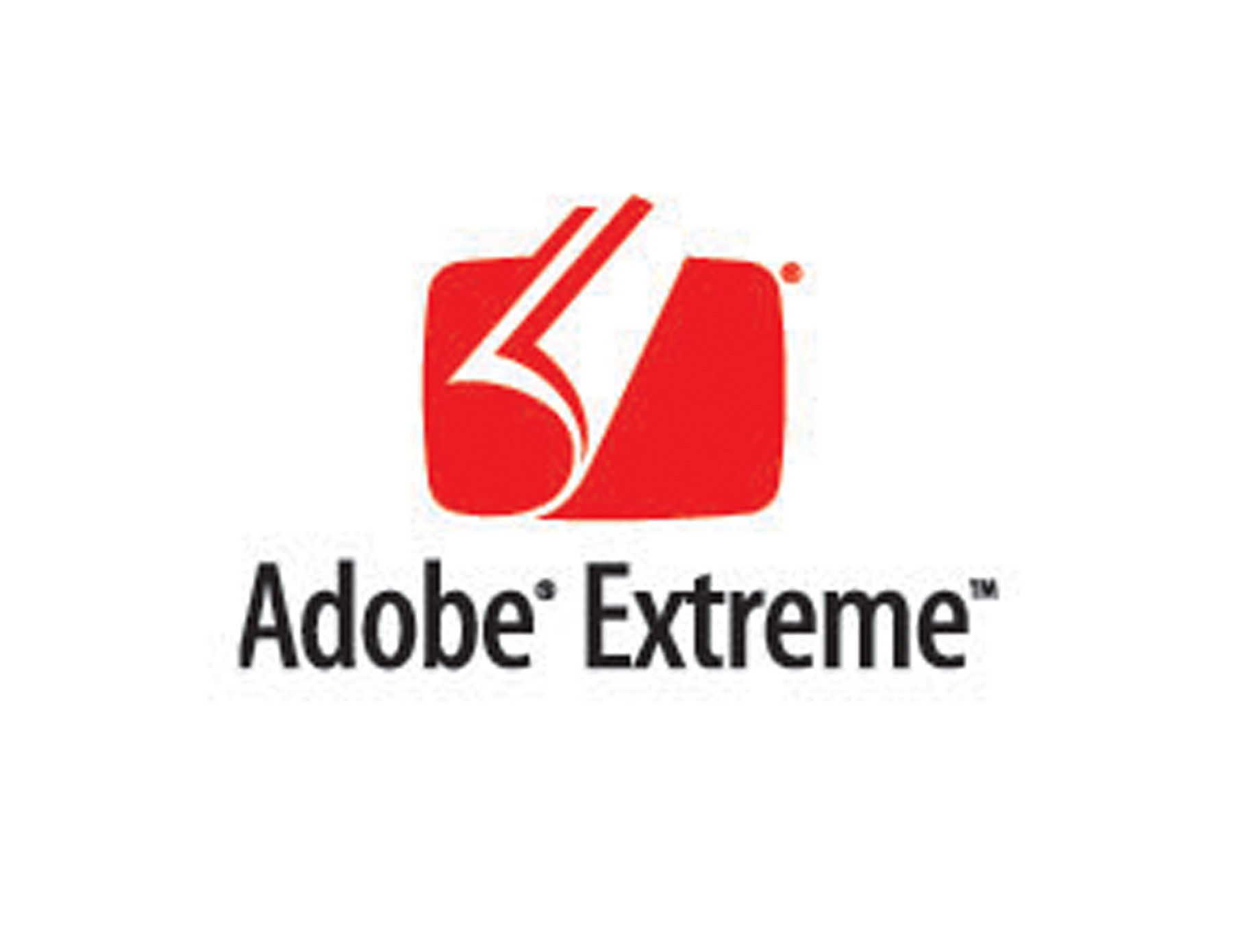 Extreme軟件圖標設(shè)計以圓角的矩形與翻書的效果來表現(xiàn)
