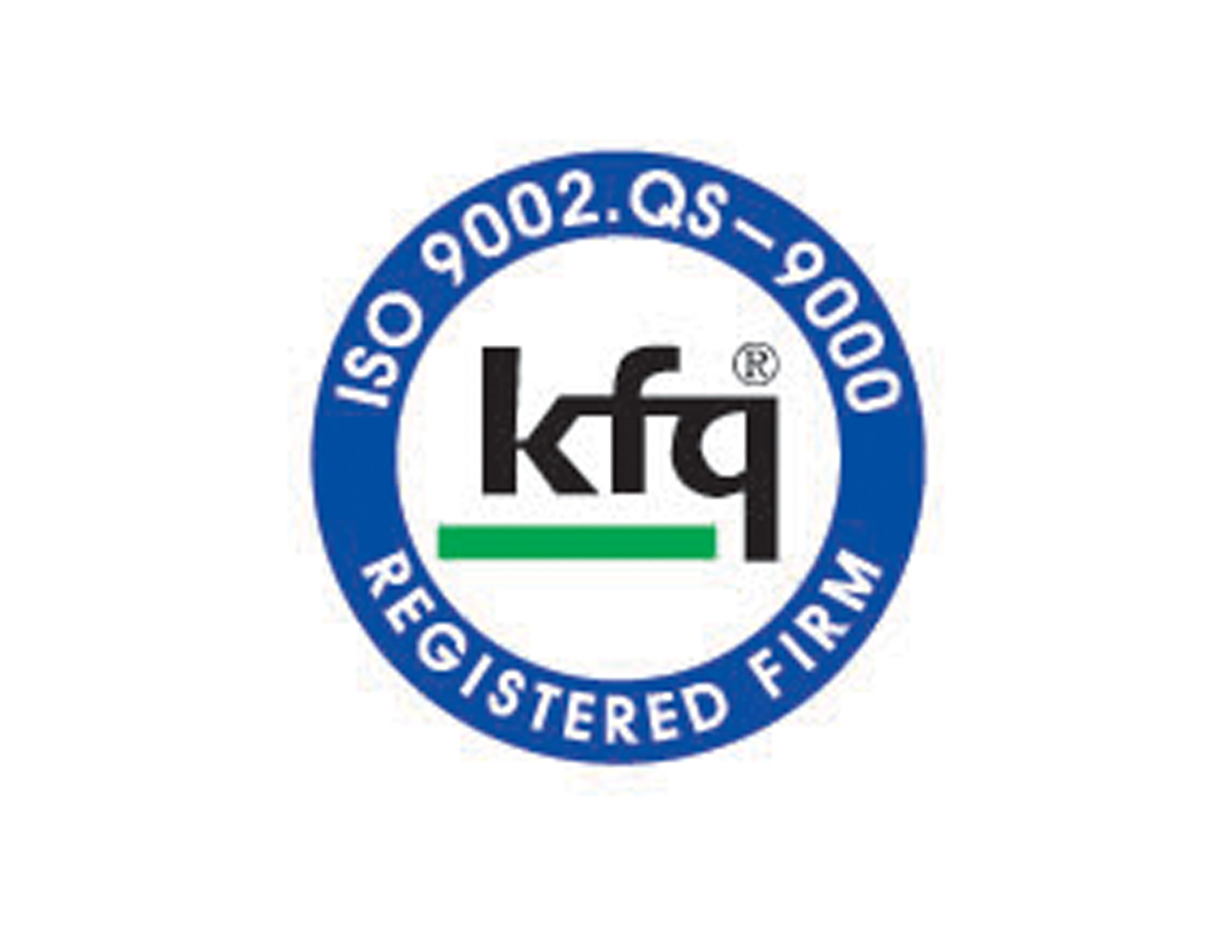一款以KFQ字母在圓心的行業(yè)會徽設(shè)計