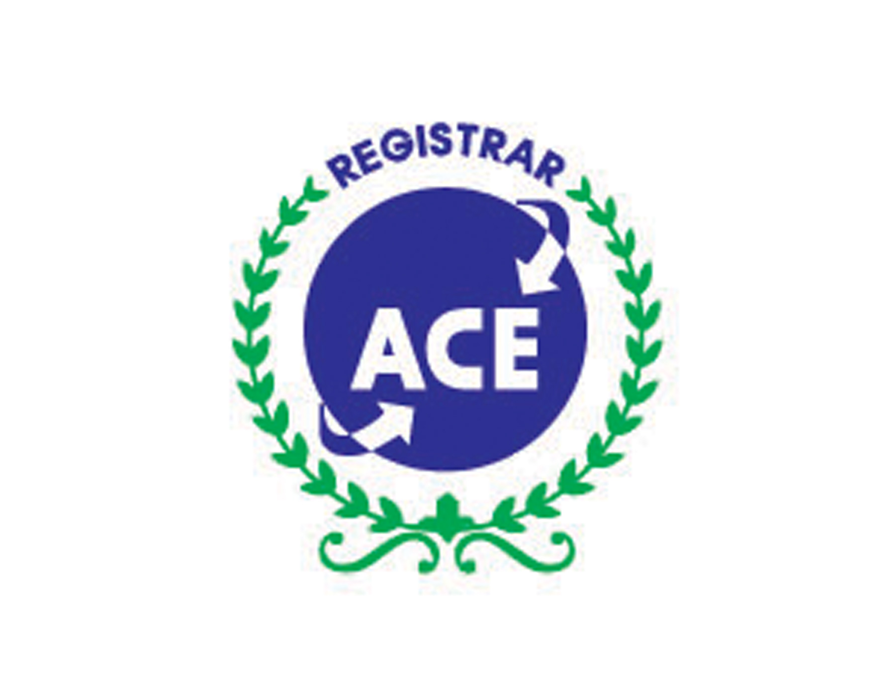 ACE軟件聯(lián)盟LOGO設(shè)計用綠色的橄欖枝代表公平公正
