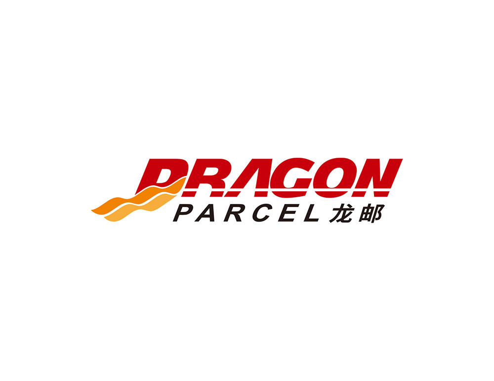 深圳龍郵物流LOGO創(chuàng)意取英文品牌名稱為創(chuàng)意，D字母上的延伸造型設(shè)計(jì)體現(xiàn)出物流的屬性和速度的設(shè)計(jì)概念
